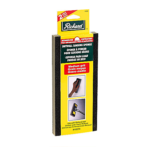 Lot De 6 éponges De Ponçage Lavables - Grains 60 à 220, Pour Bois, Placo, Métal, Réutilisables à L'eau - 6