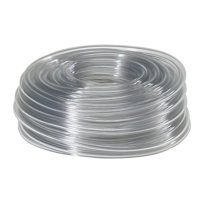 Tuyau Vinyle Transparent 1/2″ DI X 5/8″ DE – Rouleau De 10 Pieds (3m)