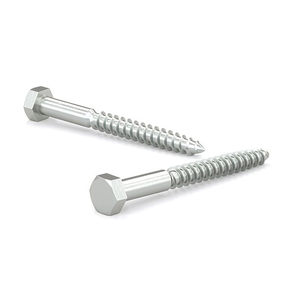 5 Boulons D'ancrage Auto-taraudeurs M6 X 130 Mm Pour Béton - Tête Hexagonale