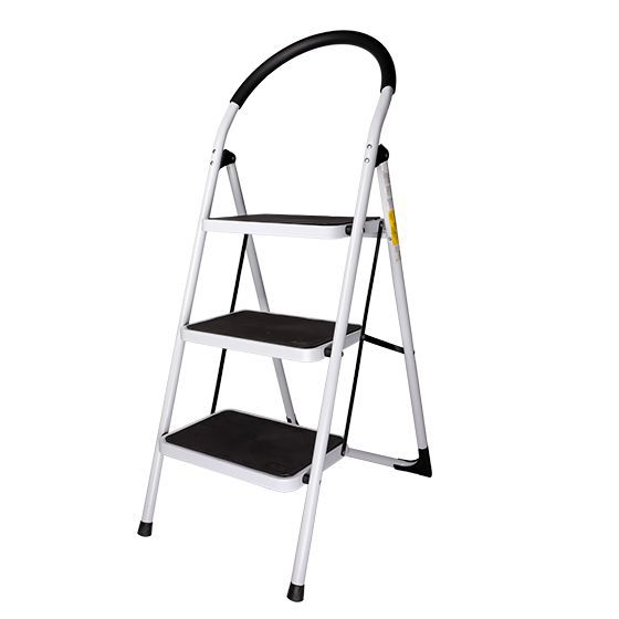 Escabeau Bateau 4 Marches En Teck – Acier Inox Poli Miroir, Pliable, 96 Cm, Fabriqué En Italie