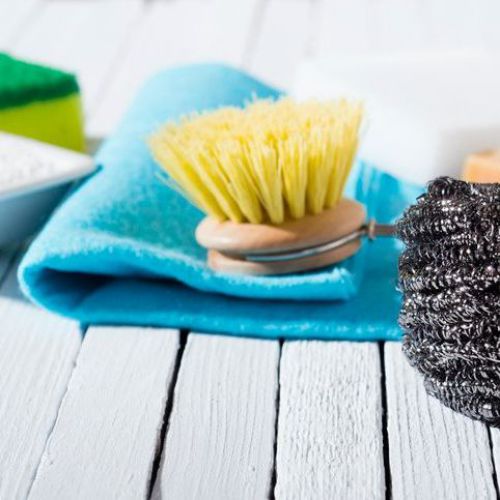 Brush, Pad, Rag, Sponge & Steel Wool