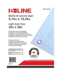 Tarpaulin 30' X 50' White