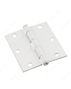 Door hinge - White - 3 1/2" - 2/Pkg