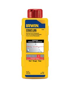 STRAIT-LINE Chalk Refill 8oz Red