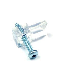 Plastic Mirror Clip 1/4" (8)