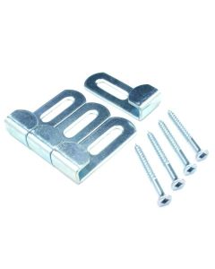 Mirror Clips, Zinc 1/4" (4)