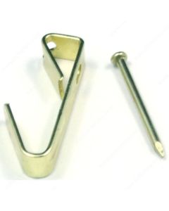 100lb Picture Hook with Brass Nail (2)
