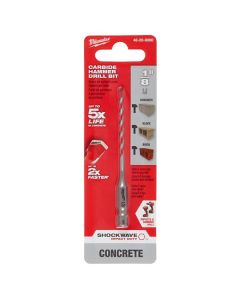 Foret au carbure pour marteau perforateur 1/8"x1-1/2"x3"