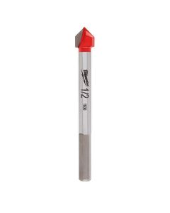 1/2 in. Carbide Tipped Glass and Tile Drill Bit