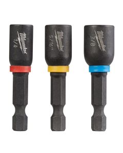 1 7/8 in. Steel Shockwave Impact Duty Magnetic Nut Driver Set   3 Piece