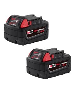 M18 18V Lithium-Ion XC Extended Capacity Battery 5.0Ah (2-Pack)