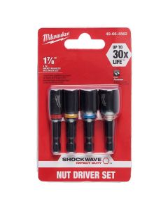 SHOCKWAVE 1-7/8" Magnetic Nut Driver Set (4PC)