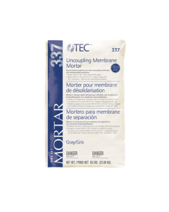 TEC Uncoupling Membrane Mortar TA337 22.68Kg Grey Tile mortar