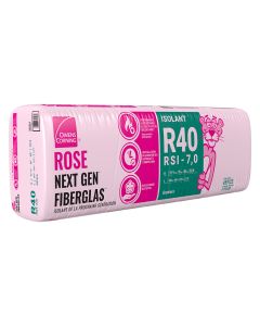 R-40 Pink Next Gen Fibreglas Insulation 16-inch x 48-inch x 11-inch (32.0 sq