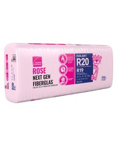 Isolant rose Next Gen Fiberglas R-20 - 23 po x 47 po x 6 po (120,1 pi2)