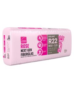 Isolant rose Next Gen Fiberglas R-22 - 23 po x 47 po x 5,5 po (75,1 pi2)