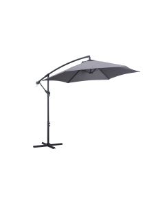 Parasol excentré 9' pour la terrasse -Charbon