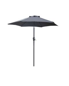 Parasol inclinable de 7'  -Noir