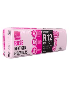 R-12 Pink Next Gen Fibreglas Insulation 15-inch x 48-inch x 3.5-inch (100 sqf