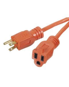 Rallonge Extérieur 1 prise -3M  -16/3  Orange