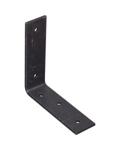 Support de tablette en acier, 5 trous, 7'' x 2'', noir