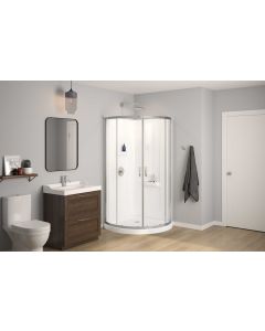 Ensemble complet de Douche 38x38 verre Claire