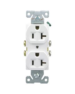 Prise de courant, 20 A, 125 V, blanc