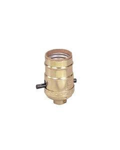 Douille à bouton poussoir en laiton 660W x 250V