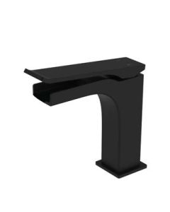 Robinet de lavabo style fontaine noir mat