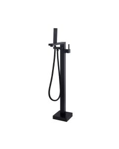 Faucet for Selfstanding Bath Matte Black Square
