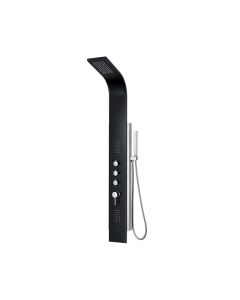 Shower Column Black and S/S
