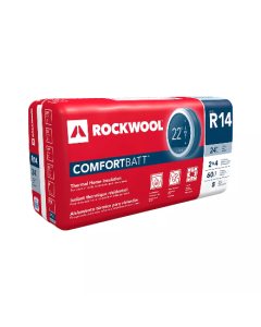 Rockwool Comfortbatt R14 - montants de bois 2 x 4 à 24 po (60.1pi²)