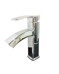 Robinet lavabo céramique monotrou chrome 77192