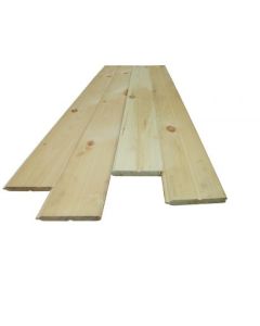 Pin blanc 9/16"X 6" X 8' Patron 17/19 V-joint V-Centre