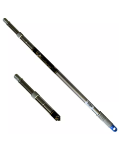 Manche extensible en acier inoxidable 4'à 8'