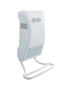 Convecteur de salle de bain avec porte serviette 750w/1500w blanc