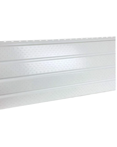 Soffite d'aluminium ventilé 16" x 12'  4 panneaux blanc