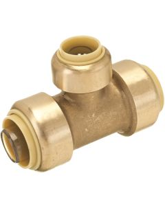 3/4" x 3/4" x 1/2" Push-Fit Tee - Lead Free