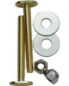 Vis de toilette en laiton 1/4" x 2-1/4" - 2 par paquet