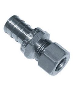 Adaptateur 1/2" pex x 3/8 D.E. - droit