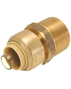 Adaptateur mâle 1/2" x 3/4" push-fit - sans plomb