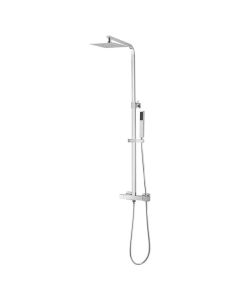 Colonne de douche pluie carré - chrome