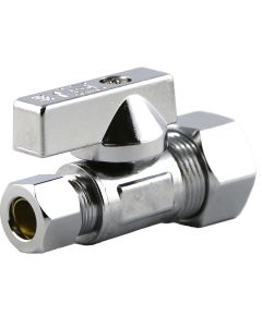 Straight Valve   3/8"OD X 3/8" OD