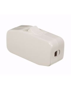 Interrupteur Mi-Fil Robuste Blanc