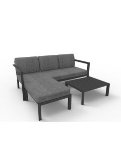 Divan en L gris