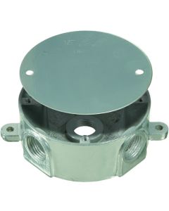 Boîte ronde de 4" avec couvercle