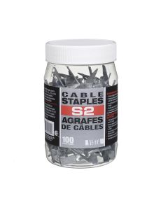 Agrafe de câble S2 - 100 par paquet