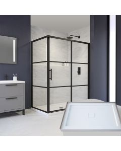 Base de douche 60"x32" reversible - drain au centre - pour porte 26300938