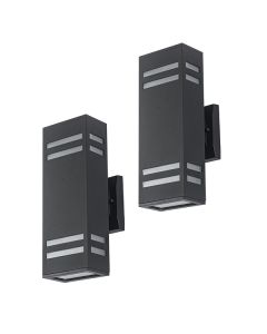 Black Square Wall Sconce / 2 per pack