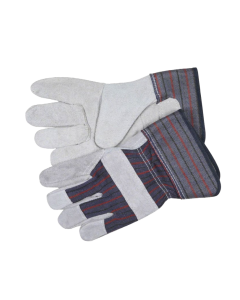 Leather working gloves 6 pair per pack